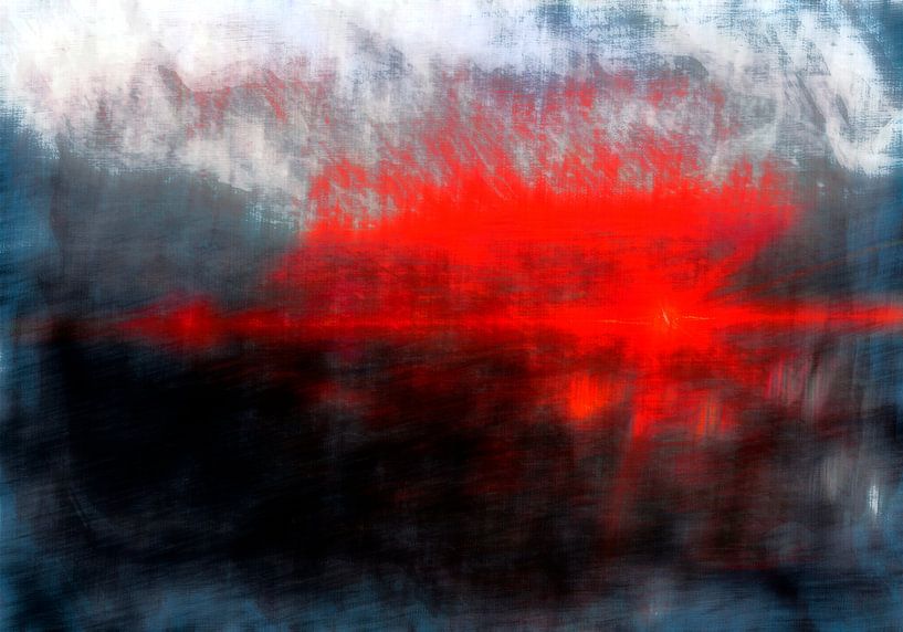 Scandinavia Abstract Sunrise III by Mad Dog Art