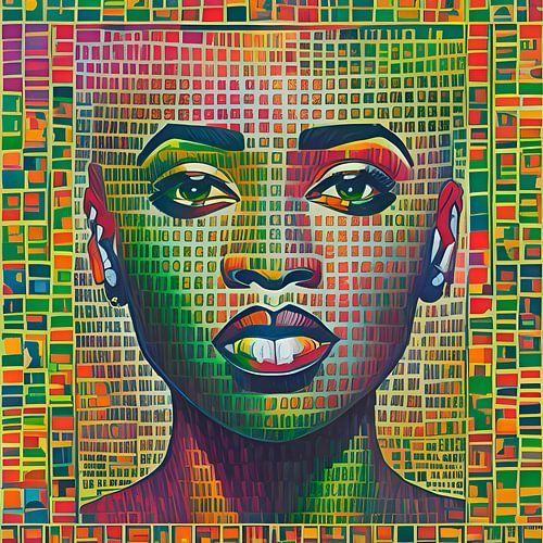 Elégance moderne _Portrait féminin sur Zebra404 - Art Parts