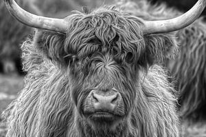 Portret van de Schotse Hooglander