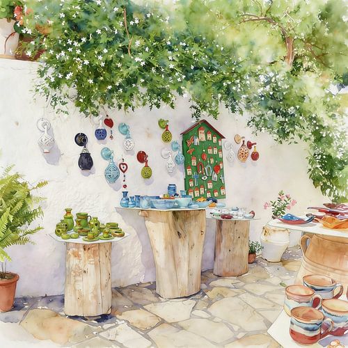 Kreta - Pottenbakkerij in Margarites