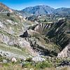 Colca Rivier in Arequipa gebied, in gebergte Andes, Peru van Peter Apers