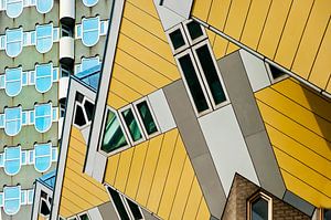 Kubuswoningen van Piet Blom in Rotterdam