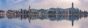 Panorama der Skyline von Hongkong