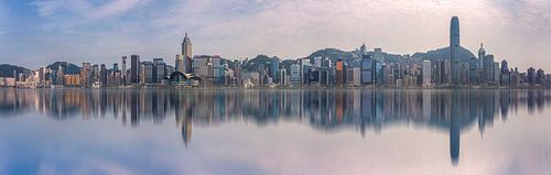 Hongkong Skyline Panorama van Photo Wall Decoration