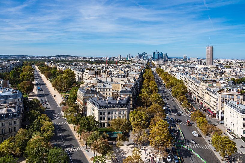 Blick auf die Bürostadt La Defense in Paris, Frankreich par Rico Ködder