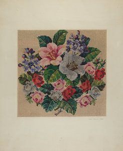 Blumenstickerei, Ivar Julius und Albert Rudin
