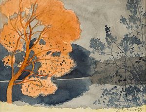 Léon Spilliaert - Teich im Herbst
