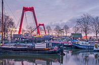 Willems bridge and Old Harbour, Rotterdam by Frans Blok - photos, art and other wall decoration thumbnail