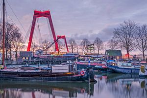 Willemsbrücke und Alter Hafen, Rotterdam