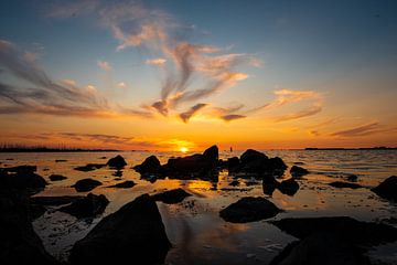 Zonsondergang op Zee van Brian Morgan