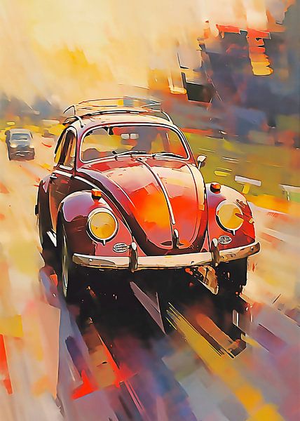 retro auto's van movie & music poster