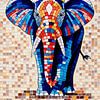 Ein Mosaik-Elefant von Hoai Nguyen