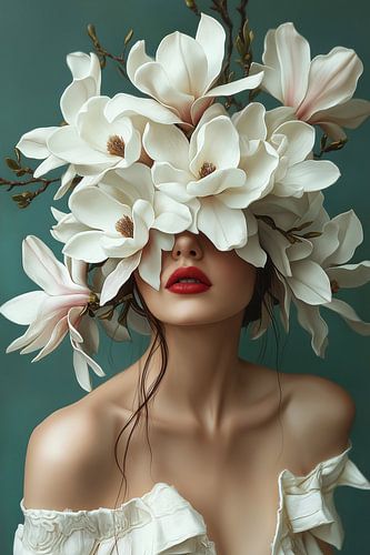 Digital portrait, Under the Magnolia's no.2