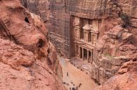 De ruïnes van Petra, een historische stad in Jordanië van Bart van Eijden thumbnail