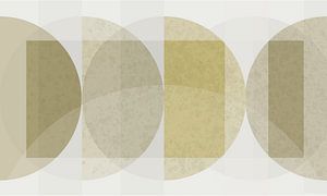 modern art - green gold 2