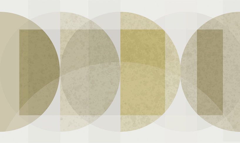 TW living - modern art - green gold 2 by TW living