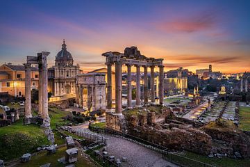 Roman Forum in Rome, Italy by Michael Abid