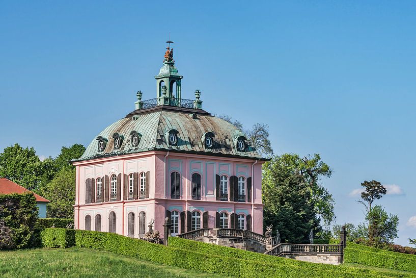 Het kleine fazantenkasteel in Moritzburg, Duitsland van Gunter Kirsch