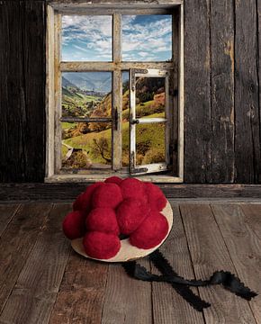 Fensterblick in die Landschaft von Jürgen Wiesler
