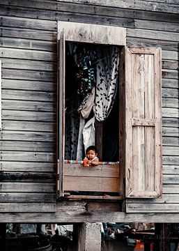 Kind uit raam van Charles de Monchy