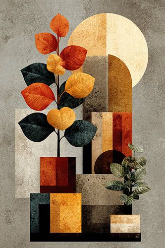 Botanische Pflanze | Lebendige Natur Geometrie