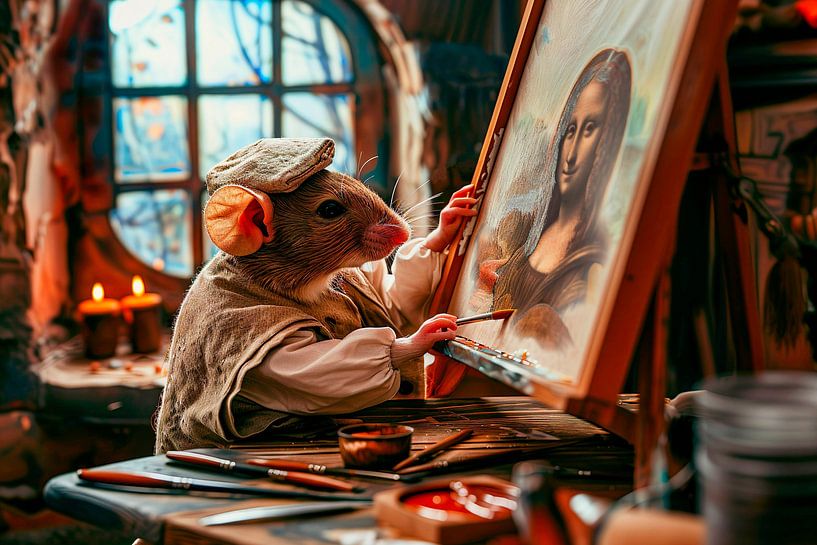 Die echte Mona Lisa von Harry Hadders Design