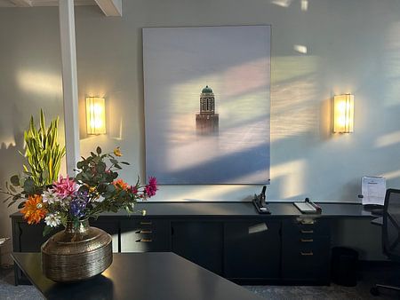 Peperbus Zwolle im Nebel