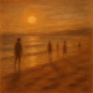 Familie am Strand