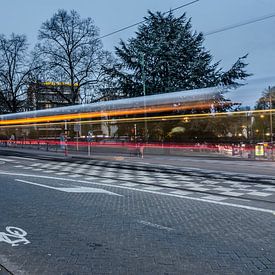 Straßenbahn in Uccle (Brüssel). von Jeroen van Gent