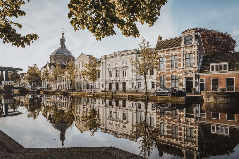 Leidse Schouwburg on the Oude Vest in Leiden by Dirk van Egmond