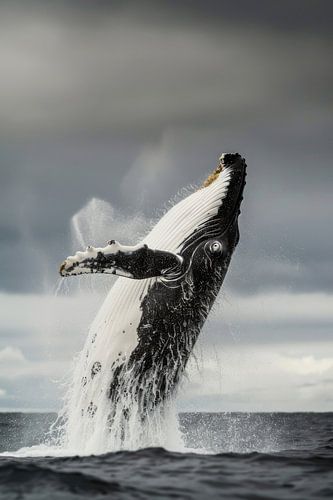 Saut majestueux de la baleine