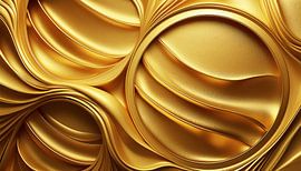 Goud met vorm en patroon