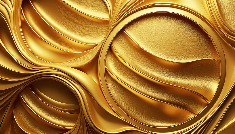 Goud met vorm en patroon van Mustafa Kurnaz