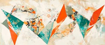 Farbenfrohe geometrische Komposition von Poster Art Shop