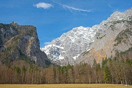 View of the Watzmann in the Berchtesgadener Land National Park in Bavaria by Alexander Ließ