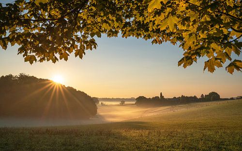 Herfst, Bergisches Land, Duitsland