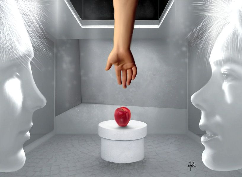 THE ORIGINAL SIN©️2012 - Einzigartiger Kunstdruck von Simone Morana Cyla