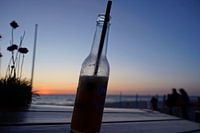 Zandschuiver op het strand van Sylt