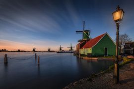Coucher de soleil à Zaanse Schans sur Patrick Rodink