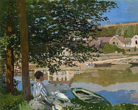Aan de oever van de Seine, Bennecourt, Claude Monet