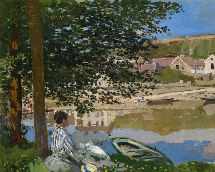 Am Ufer der Seine, Bennecourt, Claude Monet von Meisterhafte Meister