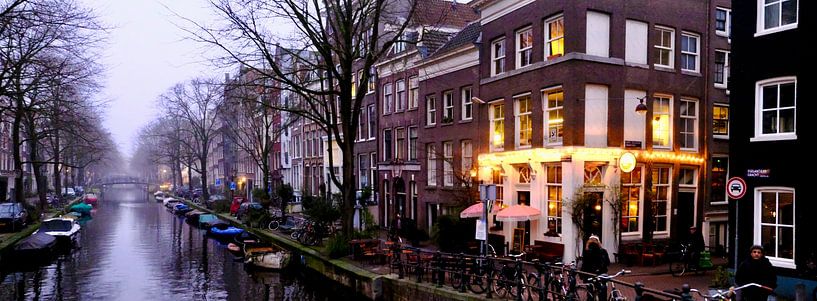 Amsterdam, Jordaan Egelantiersgracht cafe 't Smalle von Amsterdam Highlights