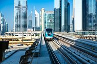 Dubai, train in the city by Inge van den Brande thumbnail