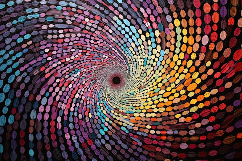 Dance of the Dots | Mandala Artwork by Abstract Painting