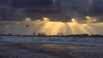 Wolkenbrüche über Zeebrugge