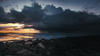 stormy sunset