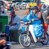 Marrakech - Goederen afleveren op het plein van de gehangenen (Djemaa el Fna) van t.ART