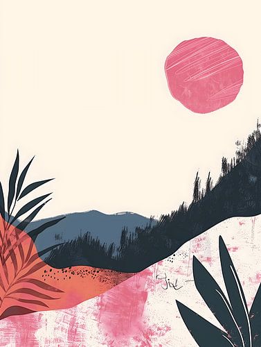 Die rosa Sonne
