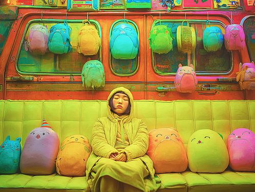 Regenboogdromen in de Pluchebus