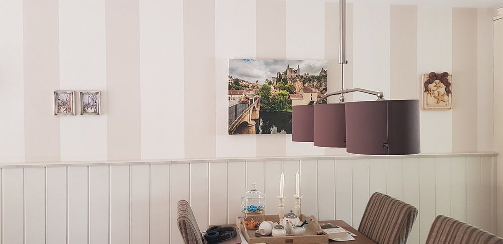 Uitzicht op Angles-sur-l'Anglin, Frankrijk van Art By Dominic